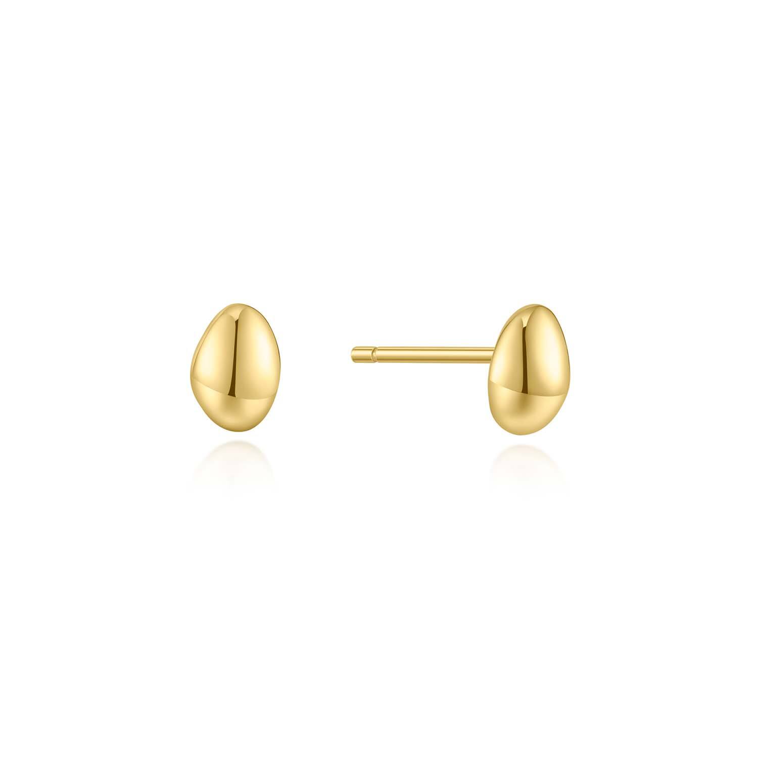  Wanderer - Boucles d'oreilles à puces - Argent / GP 14 carats